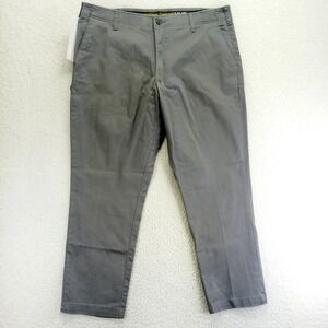 Lee Performance Series Mens Relaxed Fit Straight Leg‎ Chino Pants Gray 38x30